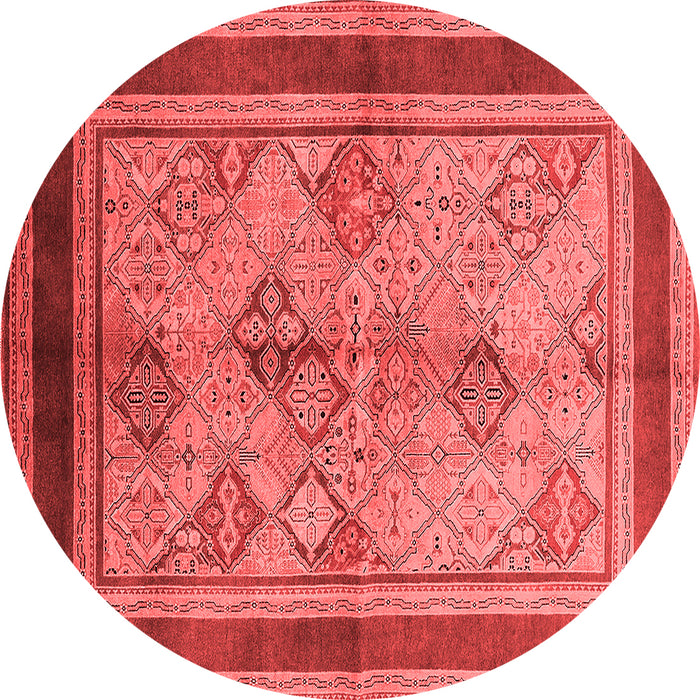Machine Washable Oriental Red Industrial Rug, wshurb846red
