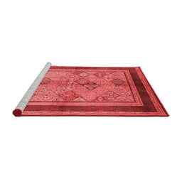 Industrial Red Washable Rugs