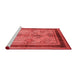 Industrial Red Washable Rugs