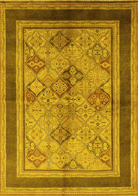 Oriental Yellow Industrial Rug, urb846yw