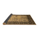 Sideview of Oriental Brown Industrial Rug, urb847brn