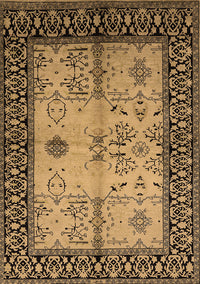 Oriental Brown Industrial Rug, urb847brn