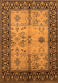 Oriental Orange Industrial Rug, urb847org