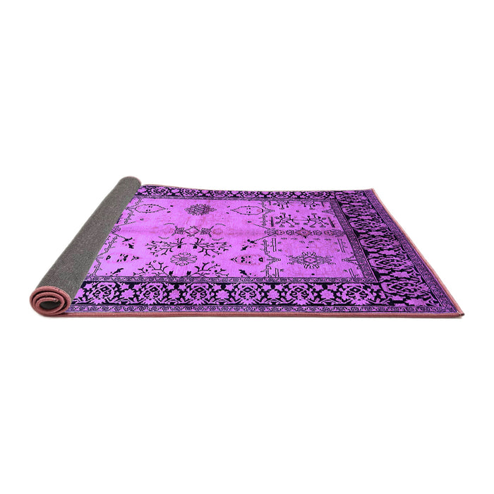 Sideview of Oriental Purple Industrial Rug, urb847pur