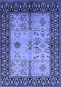 Oriental Blue Industrial Rug, urb847blu