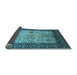 Sideview of Oriental Light Blue Industrial Rug, urb847lblu