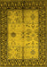 Oriental Yellow Industrial Rug, urb847yw