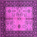 Square Oriental Pink Industrial Rug, urb847pnk