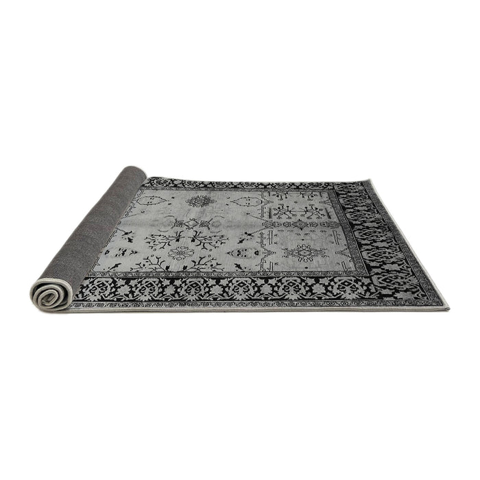 Sideview of Oriental Gray Industrial Rug, urb847gry