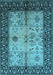 Oriental Light Blue Industrial Rug, urb847lblu