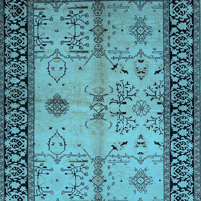 Oriental Light Blue Industrial Rug, urb847lblu