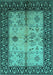 Oriental Turquoise Industrial Rug, urb847turq