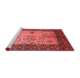 Industrial Red Washable Rugs