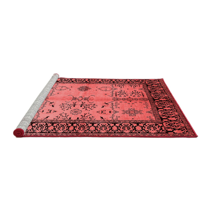 Industrial Red Washable Rugs