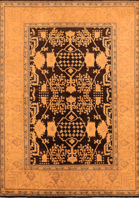 Oriental Orange Industrial Rug, urb848org