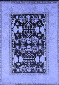 Oriental Blue Industrial Rug, urb848blu