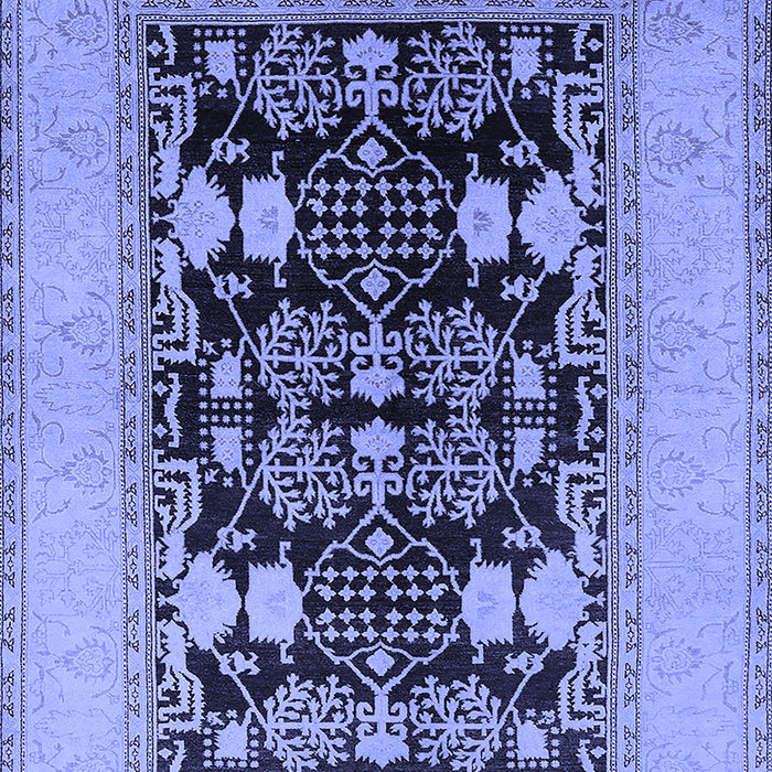 Oriental Blue Industrial Rug, urb848blu