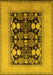 Oriental Yellow Industrial Rug, urb848yw