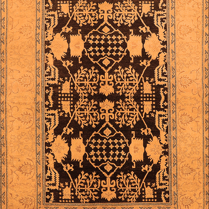 Machine Washable Oriental Orange Industrial Area Rugs, wshurb848org