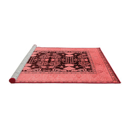 Industrial Red Washable Rugs