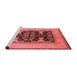 Industrial Red Washable Rugs