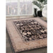 Machine Washable Industrial Modern Coffee Brown Rug in a Family Room, wshurb848