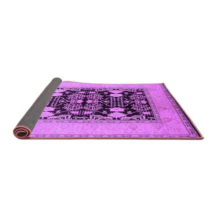 Sideview of Oriental Purple Industrial Rug, urb848pur