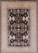 Mid-Century Modern Coffee Brown Oriental Rug, urb848