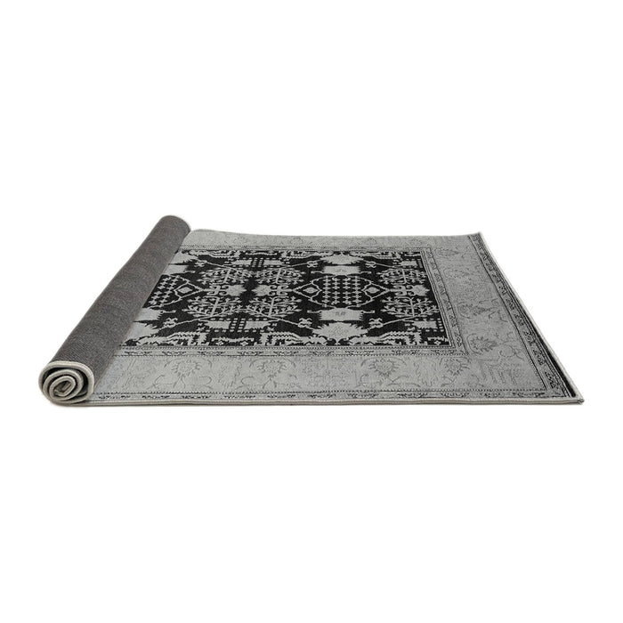 Sideview of Oriental Gray Industrial Rug, urb848gry