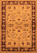 Machine Washable Oriental Orange Industrial Area Rugs, wshurb849org