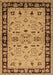 Machine Washable Oriental Brown Industrial Rug, wshurb849brn