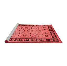 Industrial Red Washable Rugs