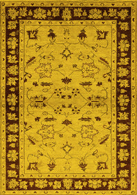 Oriental Yellow Industrial Rug, urb849yw