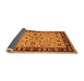 Sideview of Oriental Orange Industrial Rug, urb849org