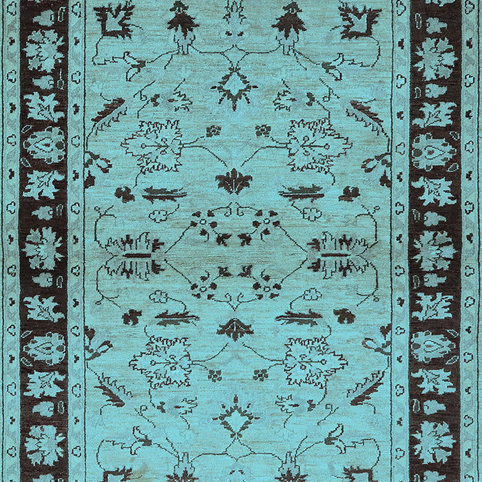 Oriental Light Blue Industrial Rug, urb849lblu