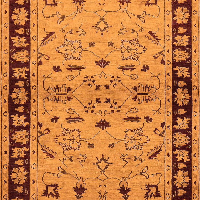 Oriental Orange Industrial Rug, urb849org