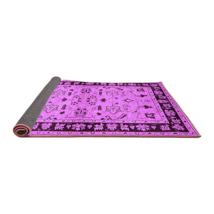 Sideview of Oriental Purple Industrial Rug, urb849pur