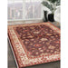 Machine Washable Industrial Modern Sandy Brown Rug in a Family Room, wshurb850