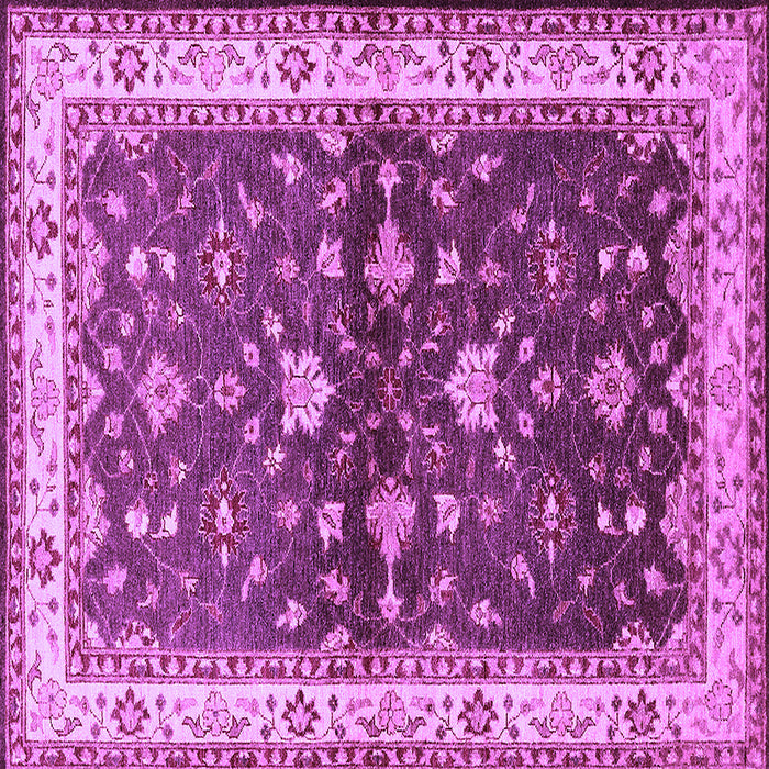 Square Oriental Purple Industrial Rug, urb850pur