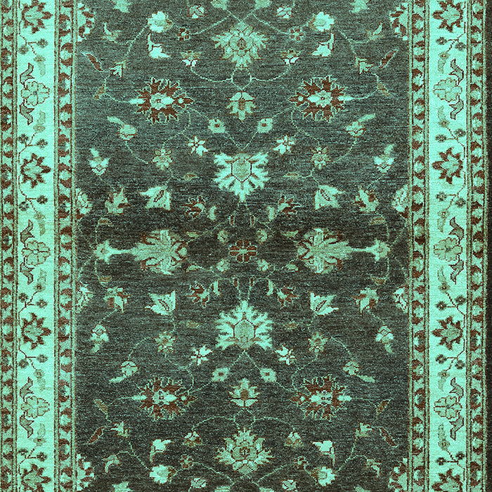 Oriental Turquoise Industrial Rug, urb850turq