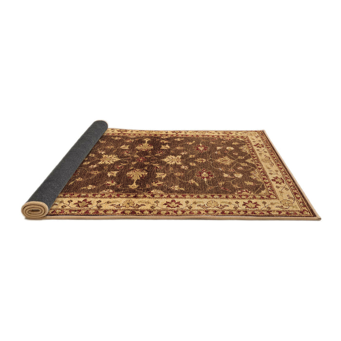 Sideview of Oriental Brown Industrial Rug, urb850brn