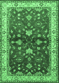 Oriental Emerald Green Industrial Rug, urb850emgrn