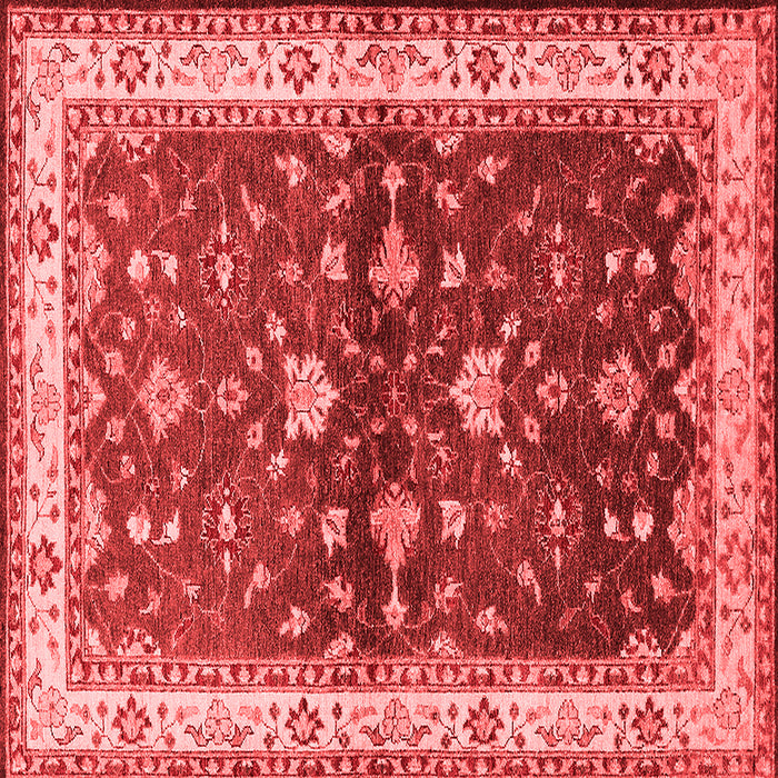 Machine Washable Oriental Red Industrial Rug, wshurb850red