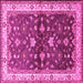 Square Oriental Pink Industrial Rug, urb850pnk