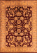 Machine Washable Oriental Orange Industrial Area Rugs, wshurb851org