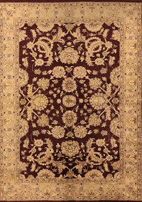 Oriental Brown Industrial Rug, urb851brn