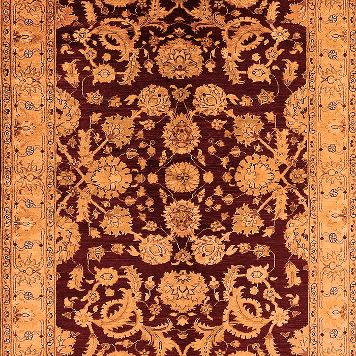 Oriental Orange Industrial Rug, urb851org