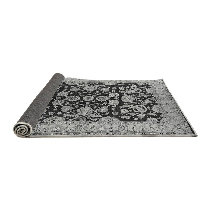 Sideview of Oriental Gray Industrial Rug, urb851gry