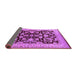 Sideview of Oriental Purple Industrial Rug, urb851pur