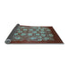 Sideview of Oriental Light Blue Industrial Rug, urb852lblu